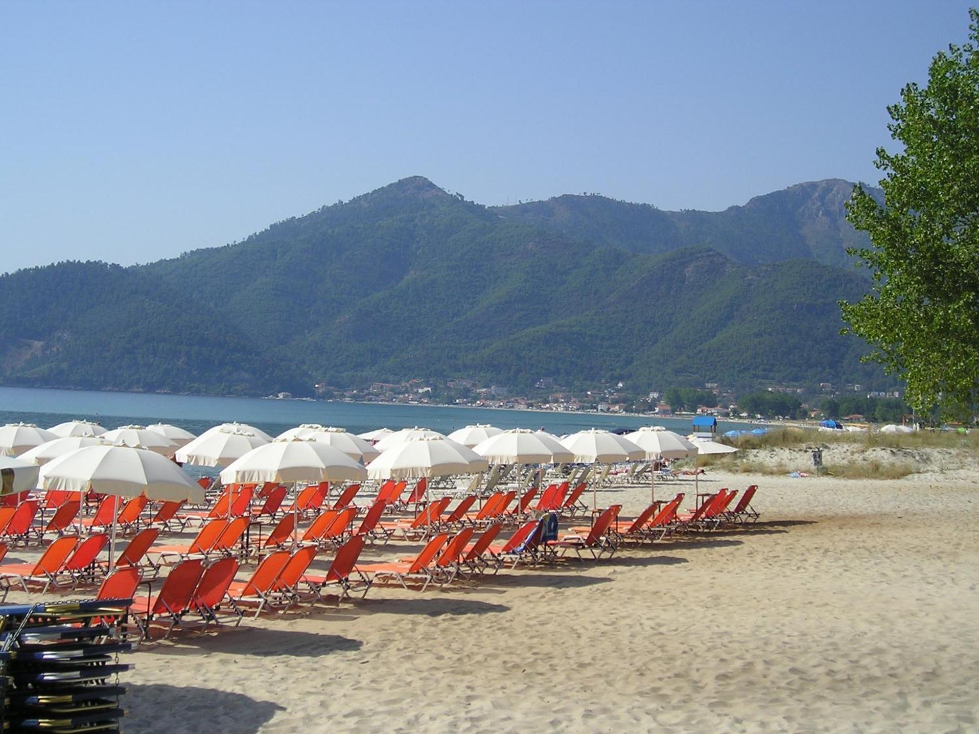 Golden Beach Inn Chrysi Ammoudia Exteriér fotografie